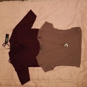 🦋 (All 2-pack) Knitted dress for women V-Neck & Women's Short Sleeve